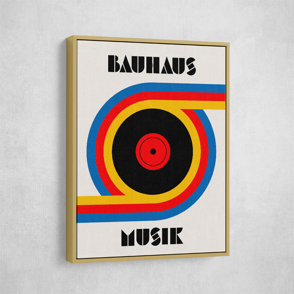 Bauhaus Musik Vinyl Wall Art